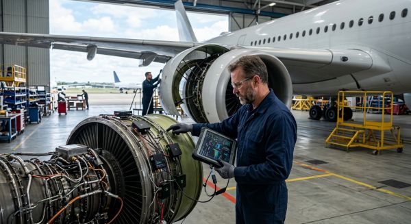 What are the latest trends in using AI for predictive maintenance in the aviation industry?
